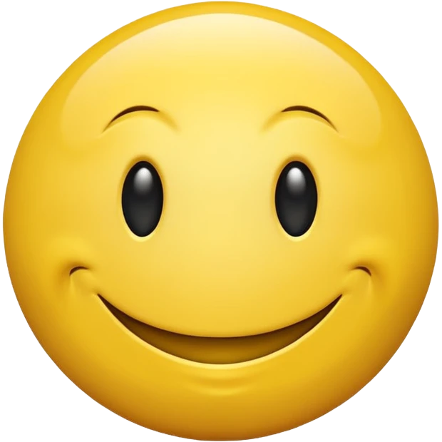 Yellow smiley face with fisheye lens effect, bulging center, stirred curved edges, wide angle look  emoji