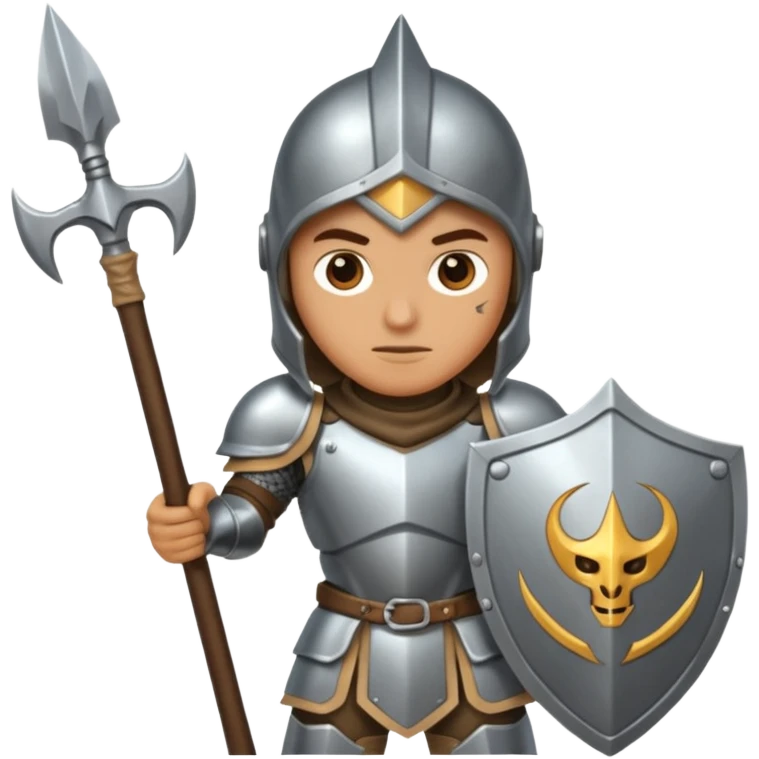  armor + halberd emoji