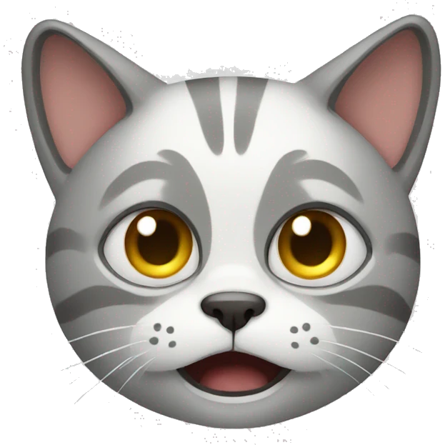 scared cat emoji