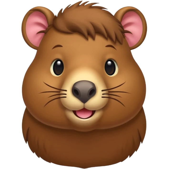 Crea un emoji de capibara emoji