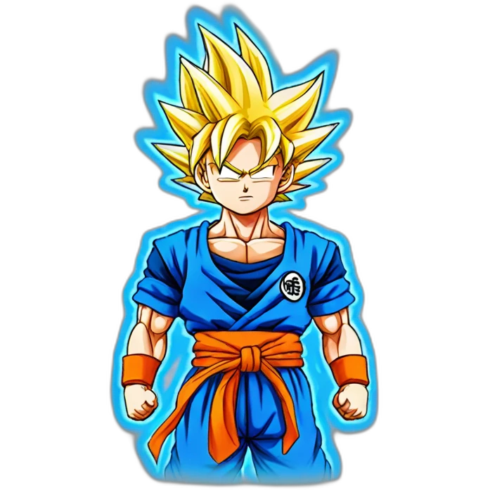 Goku super sayan blue emoji