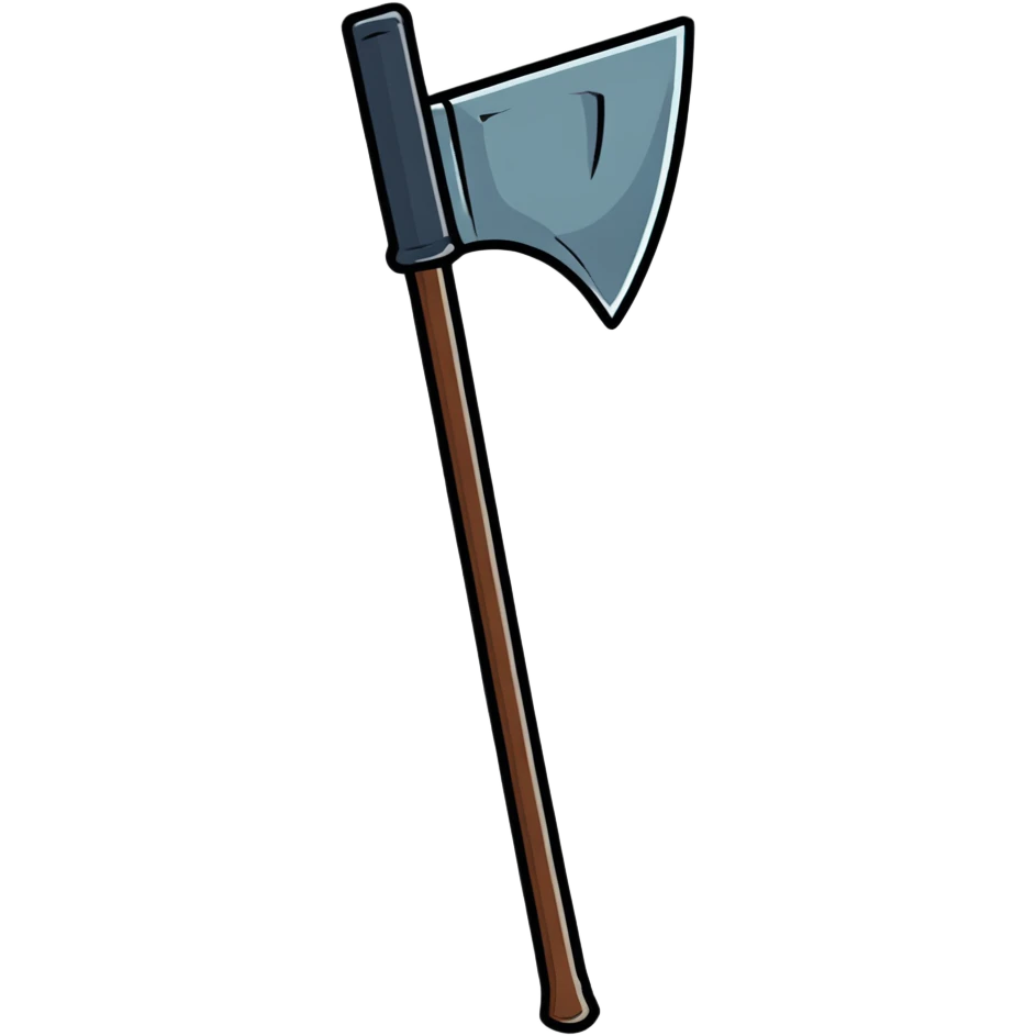 cartoon pickaxe emoji