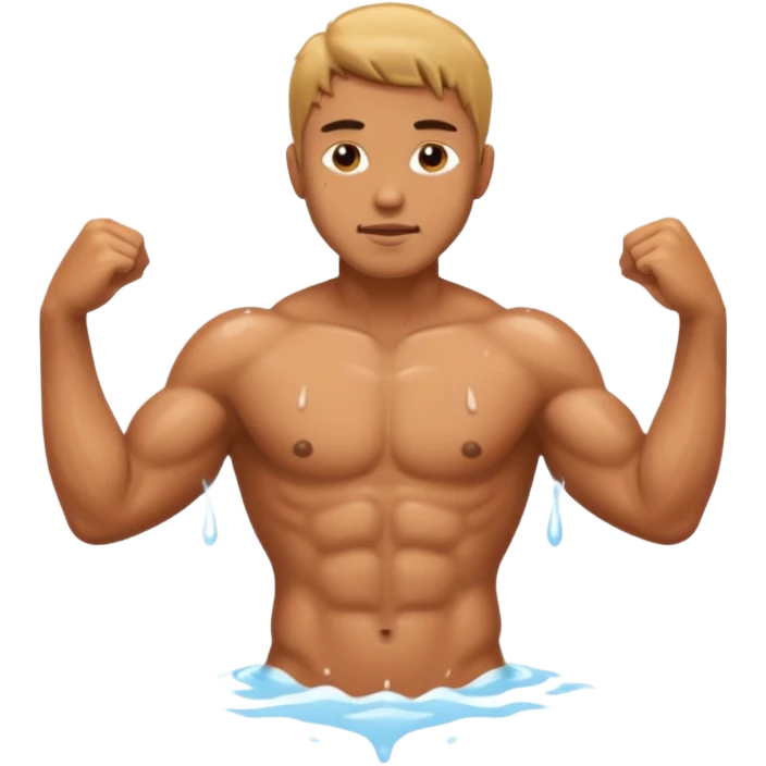 man in shower naked emoji