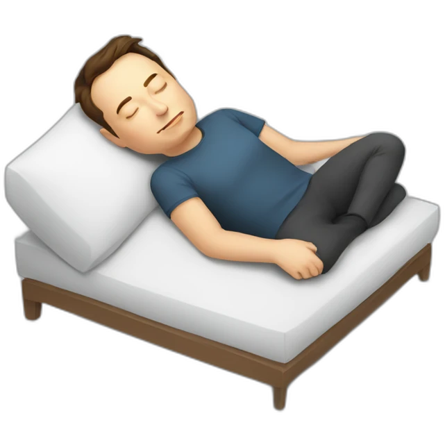 Elon musk sleeping emoji