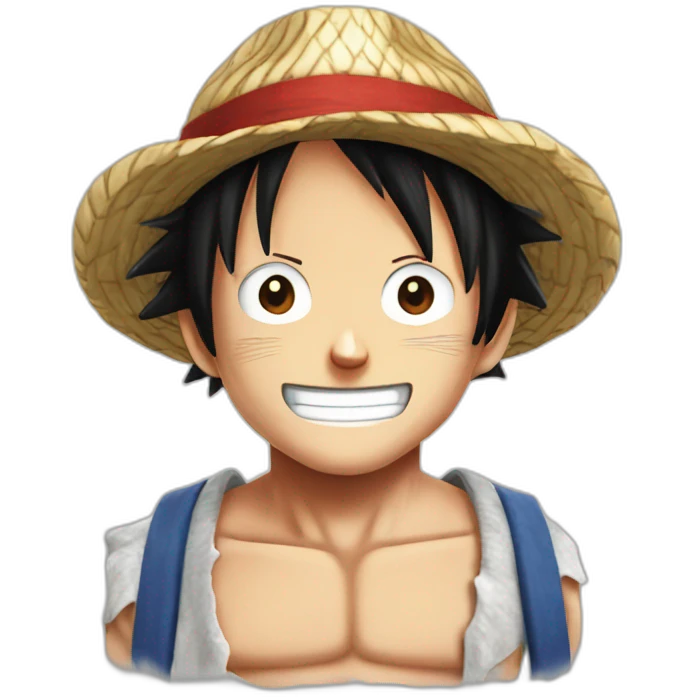 One Piece Luffy emoji