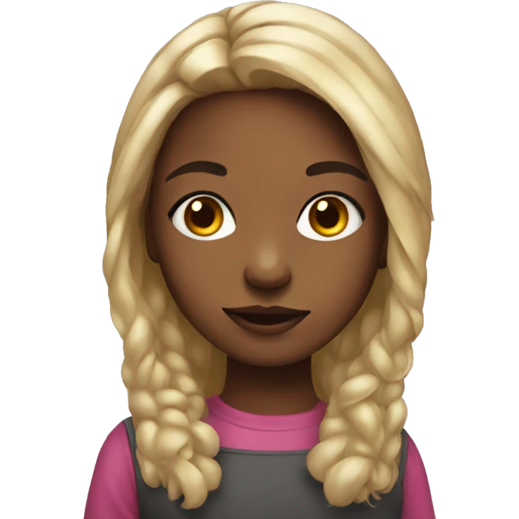 digital artist young girl  emoji