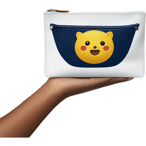 longchamp navy pouch  emoji