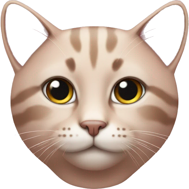 Cat in pink emoji