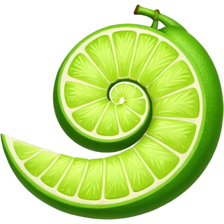 lime spiral emoji