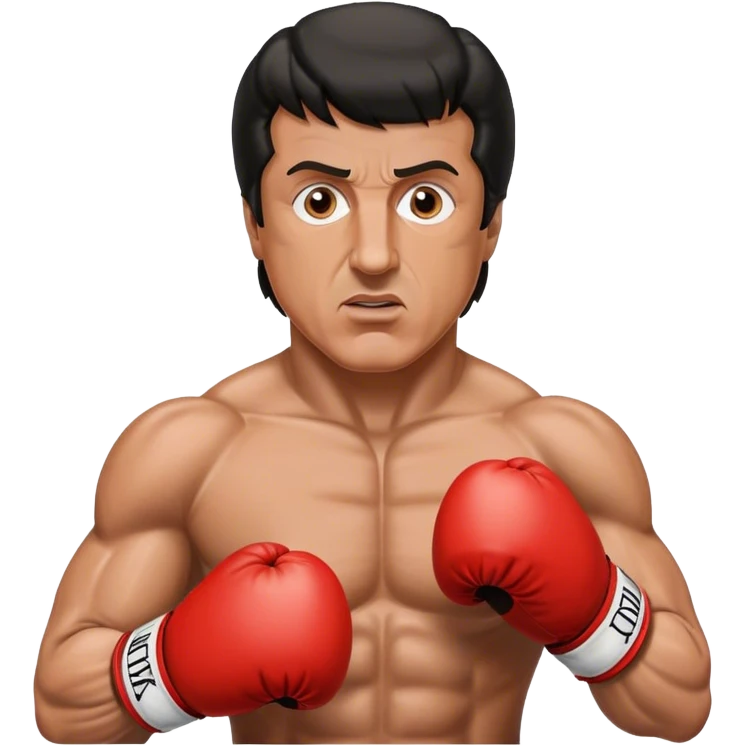 sylvester stallone rocky emoji
