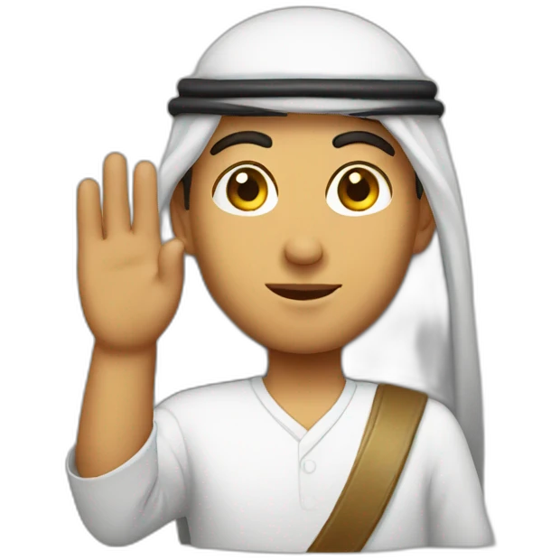 Salute Arab face  emoji
