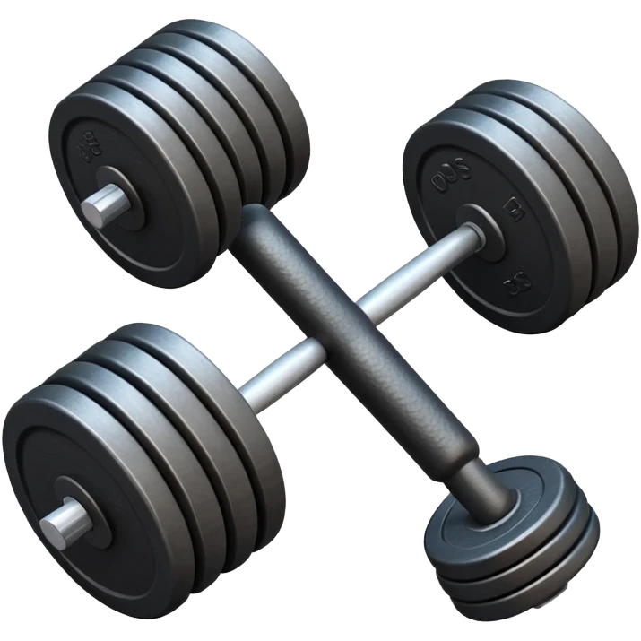 Pesas de gimnasio emoji