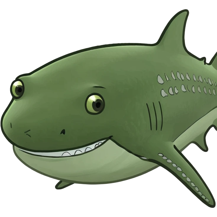 Whale shark emoji