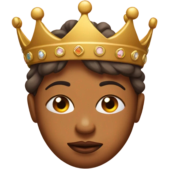 this emoji 😘 with a crown emoji
