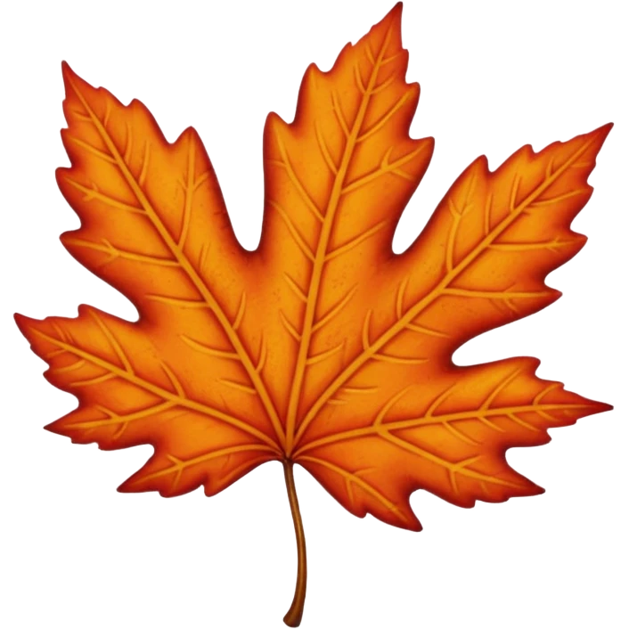 Fall leaf emoji