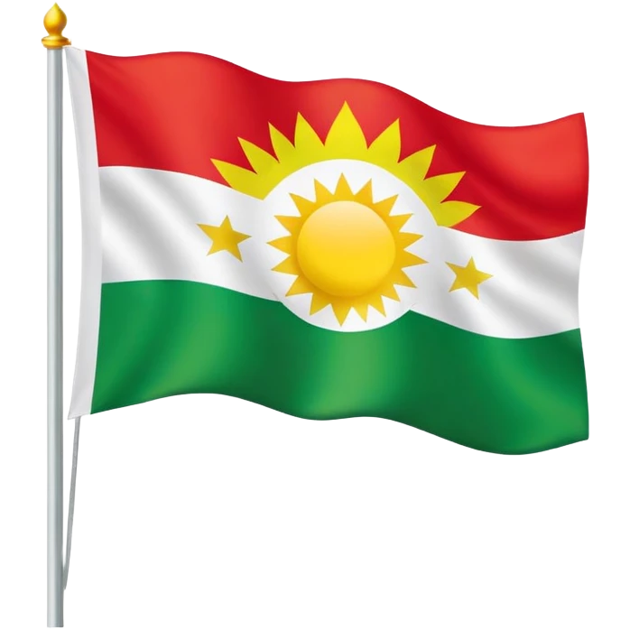 Kurdish flag emoji