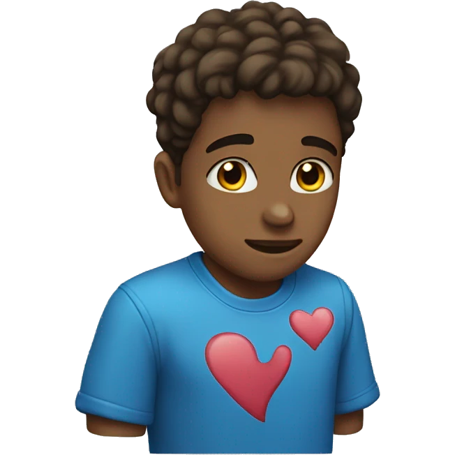 Heart blu emoji