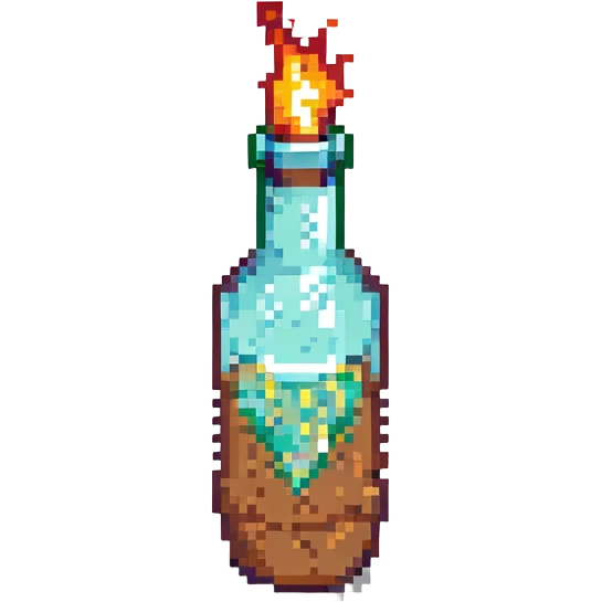 Molotov cocktail emoji