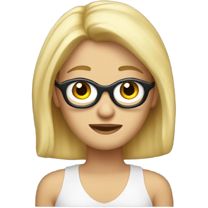 Psicóloga blondie emoji
