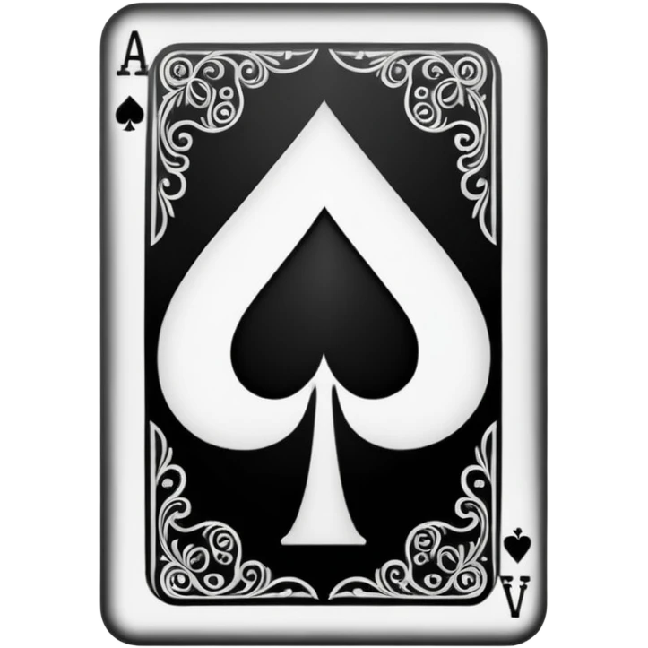 ace of spades emoji