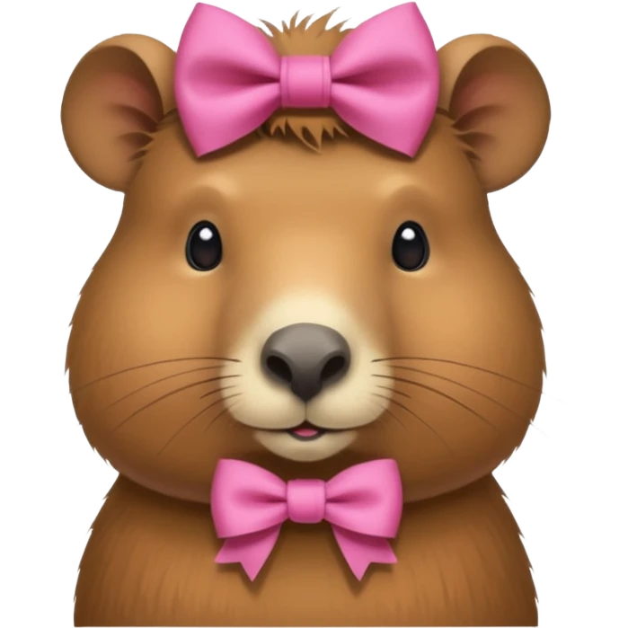 Capibara coquette  emoji