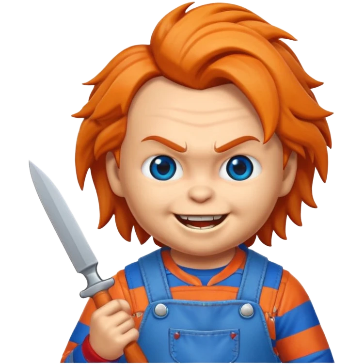 Un emojin de chuky emoji