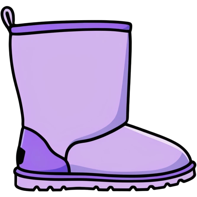 Purple uggs emoji
