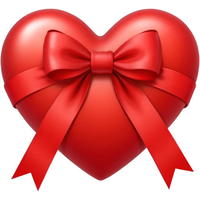 heart with a bow emoji