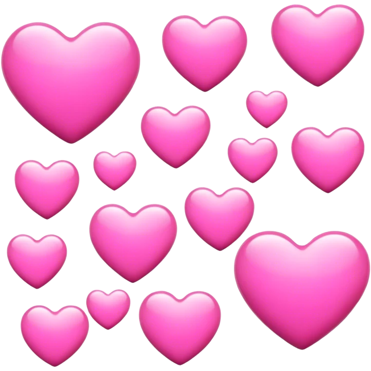Pink hearts  emoji