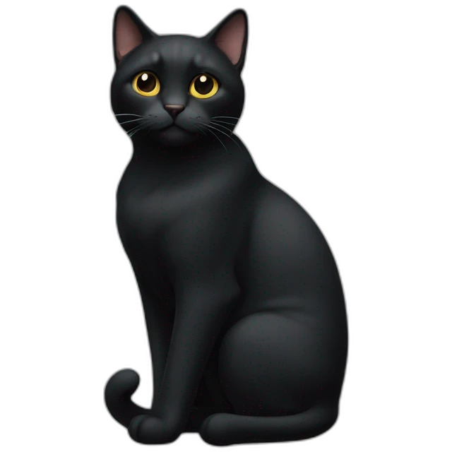 blakc cat emoji