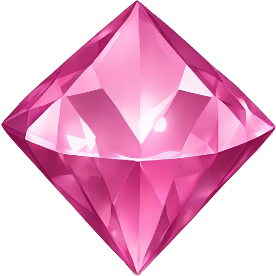 Pink diamond sparkles  emoji