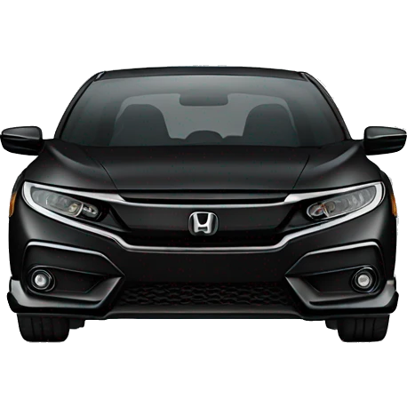 Black Honda civic touring  emoji
