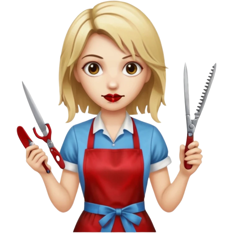 bloody hairdresser emoji