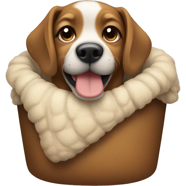 cozy dog emoji
