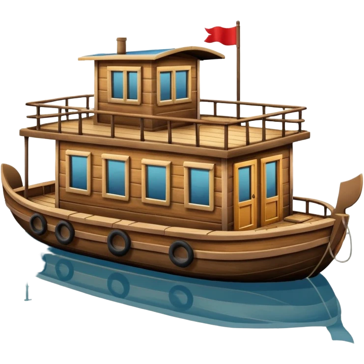 Houseboat emoji
