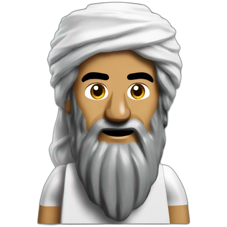 osama bin laden playing with lego emoji