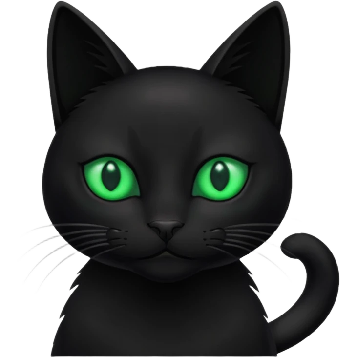 Чорний кіт emoji