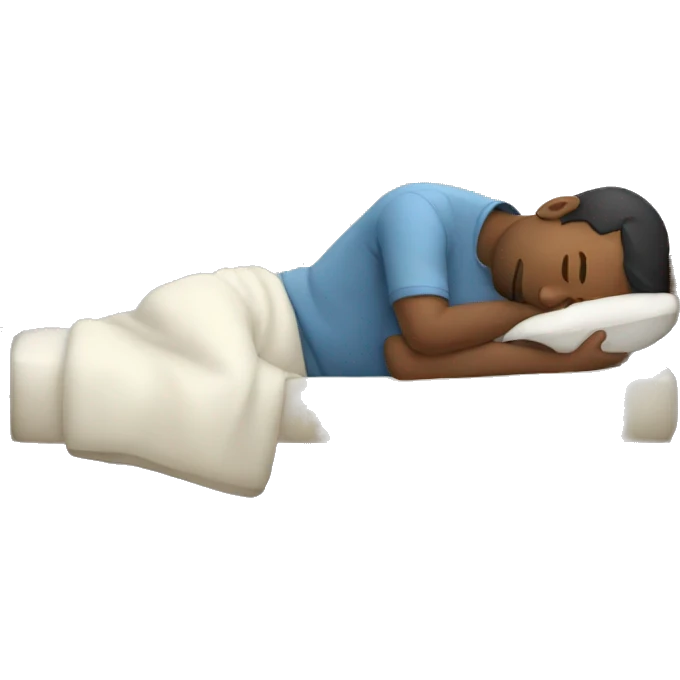 Guy sleeping  emoji