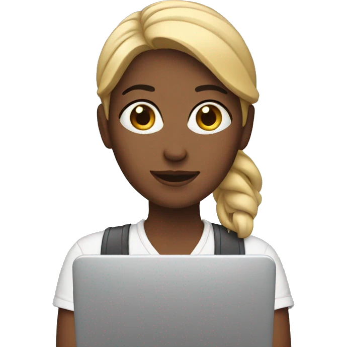 Woman with laptop emoji