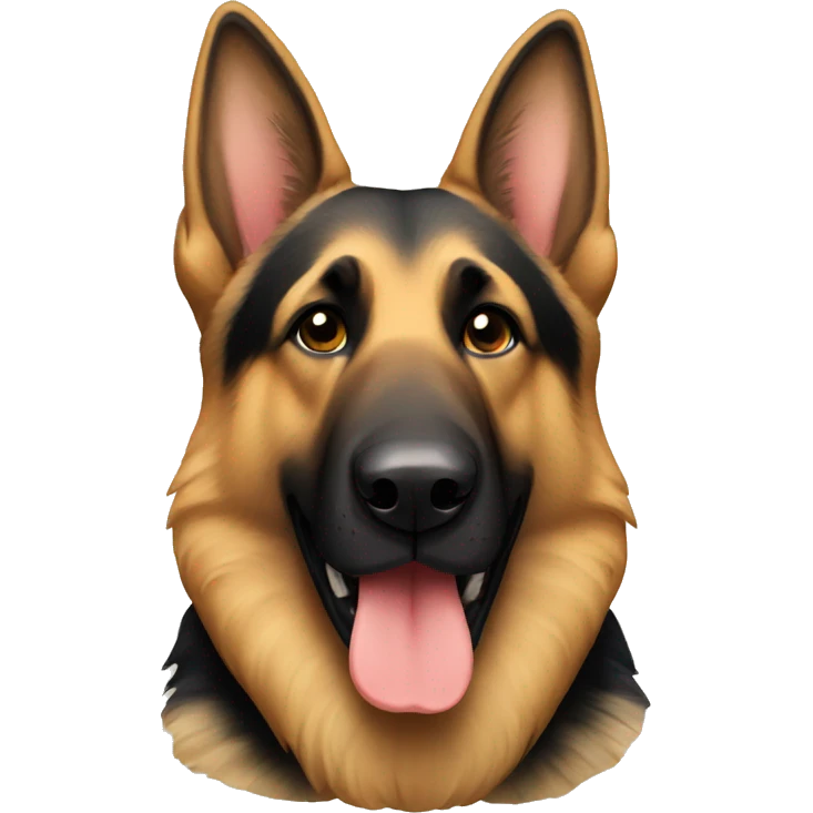 German shepherd  emoji