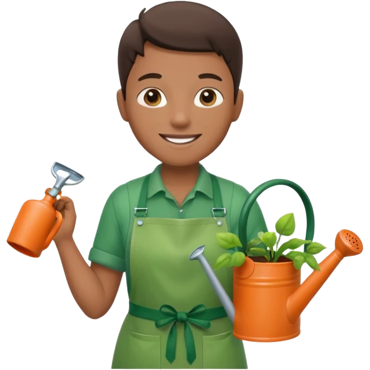 Garden store employee emoji