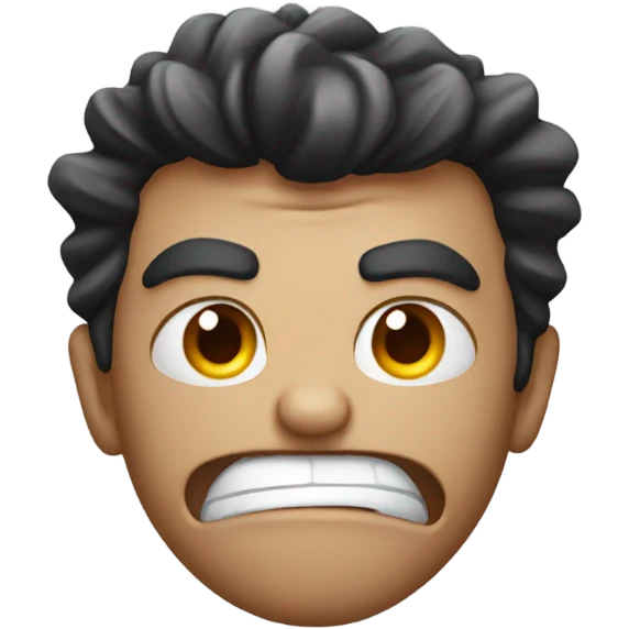 Mad face emoji