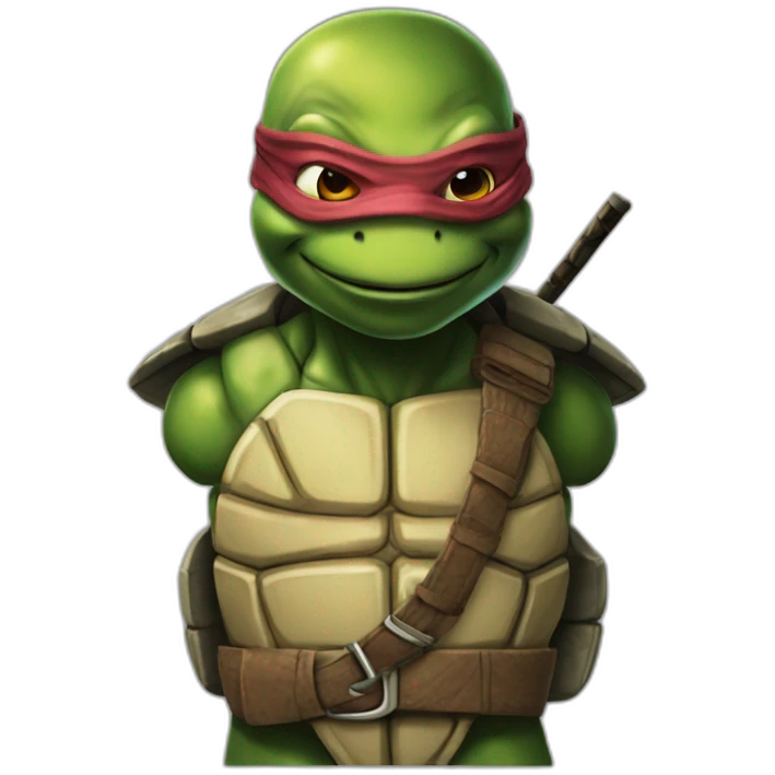 ninja turtle hyper realistic emoji