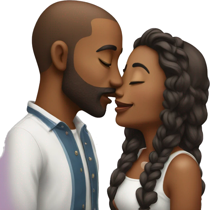 Kiss with my love  emoji
