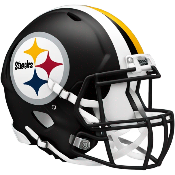 Steelers helmet with logo emoji