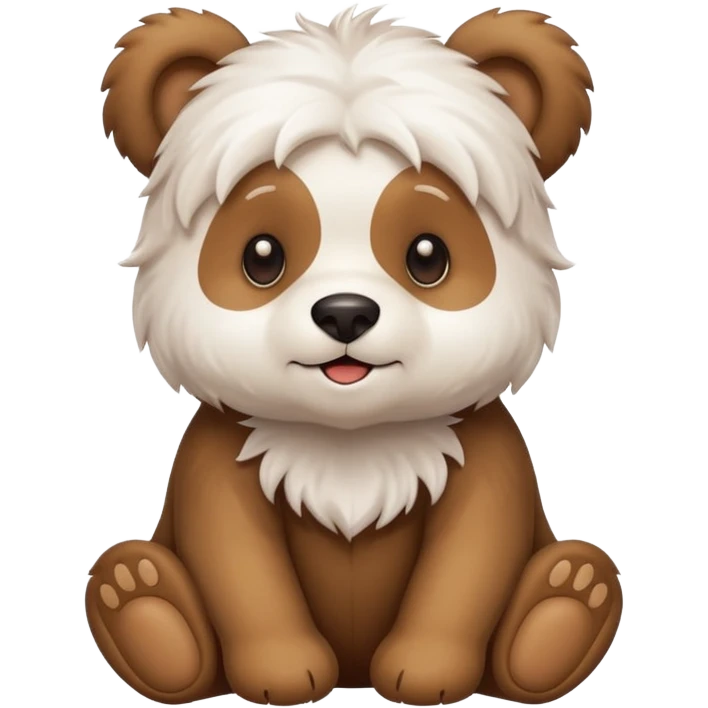 Can you do a mix of a Maltese and bear cub emoji