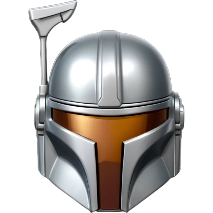 the mandalorian helmet (NOT jango fett) emoji
