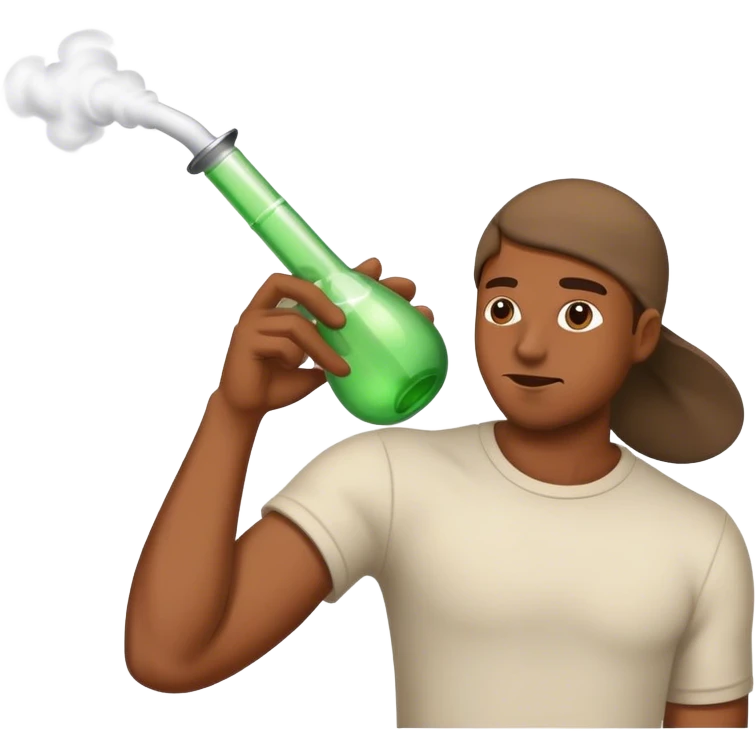 Hitting a bong  emoji