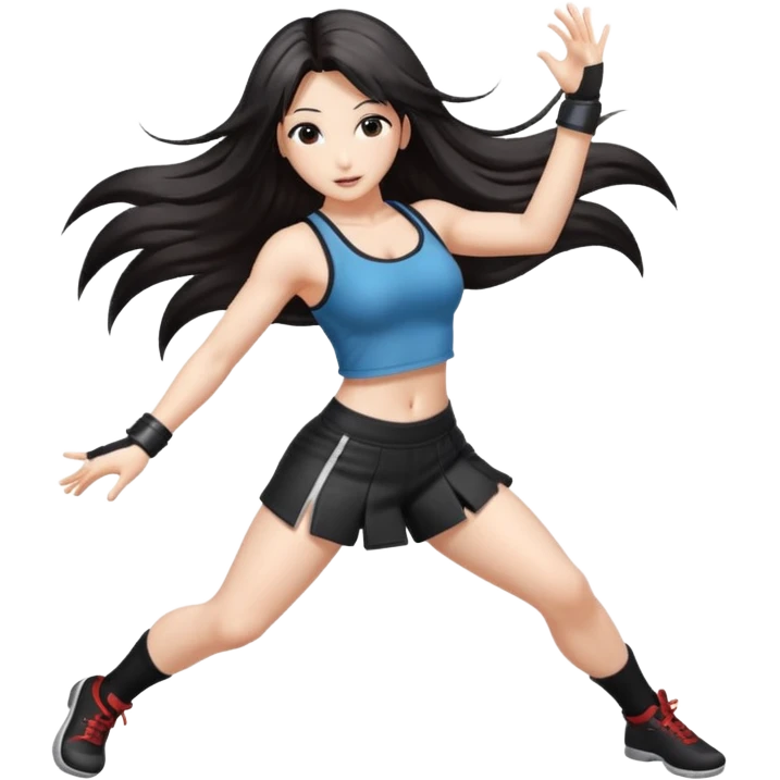Final fantasy 7 Tifa dance  emoji