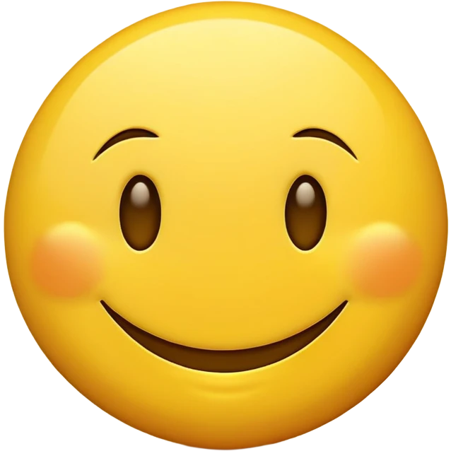 Yellow normal smiley face but he smirks really satisfied emoji